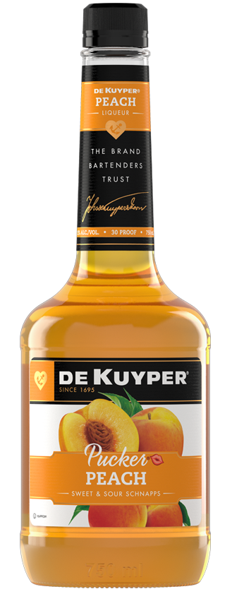 Dekuyper Pucker® Peach Schnapps Liqueur 750ml