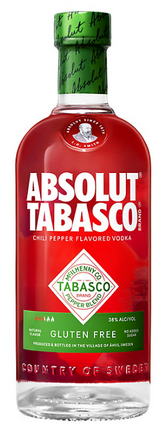 Absolut Tabasco Vodka 750ml