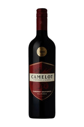 Camelot Cabernet Sauvignon wine bottle on a white background