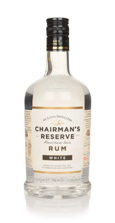 Chairman's Reserve White Rum bottle on a white background