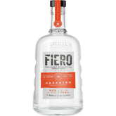 Fiero Habanero tequila bottle on a white background