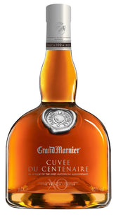 Bottle of Grand Marnier Cévèe du Centénaire on a white background