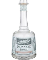 Kuiper Belt Dry Gin bottle on a white background