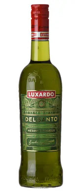 Luxardo Del Banto bottle on a white background