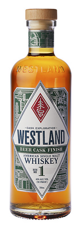 Westland American Single Malt Whiskey Beer Cask Finish Batch No. 1 750ml
