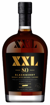 Xxl Black Blackberry Flavored Brandy 750ml