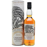 Game of Thrones House Targaryen Cardhu Gold Reserve Single Malt Scotch Whisky 750ml