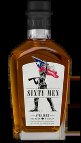 Sixty Men Straight Bourbon Whiskey 750ml