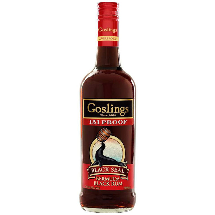 Goslings 151 Proof Black Seal Rum 750ml