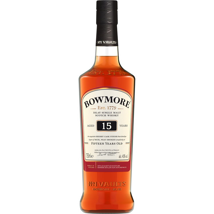 Bowmore 15 Year Old Scotch Whisky 750ml