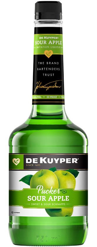 Dekuyper Pucker® Sour Apple Liqueur 750ml