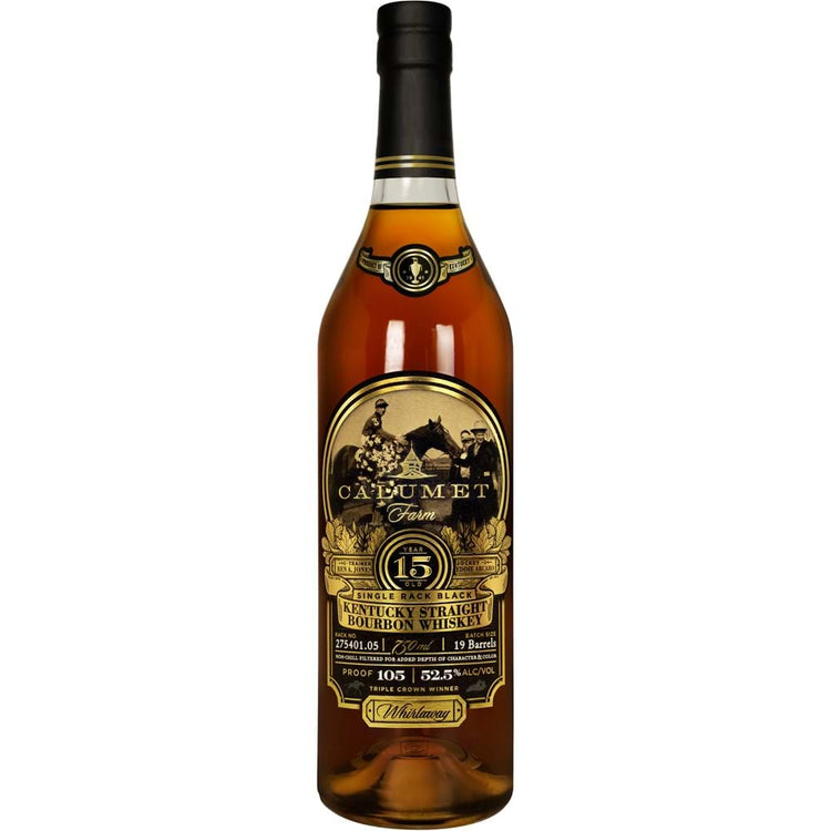 Calumet Farm 15 Year Old Single Rack Black 750ml