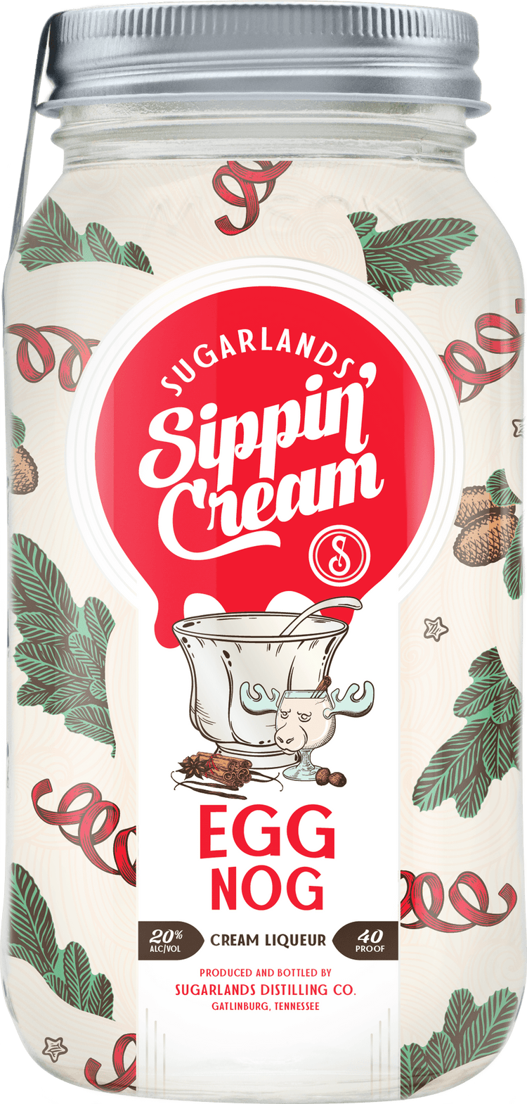 Sugarlands Sippin Cream Egg Nog Moonshine 750ml
