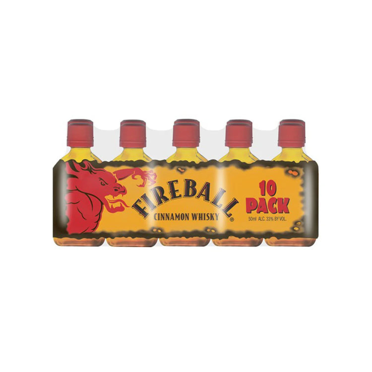 Fireball Hot Cinnamon Whisky 10pk 50ml