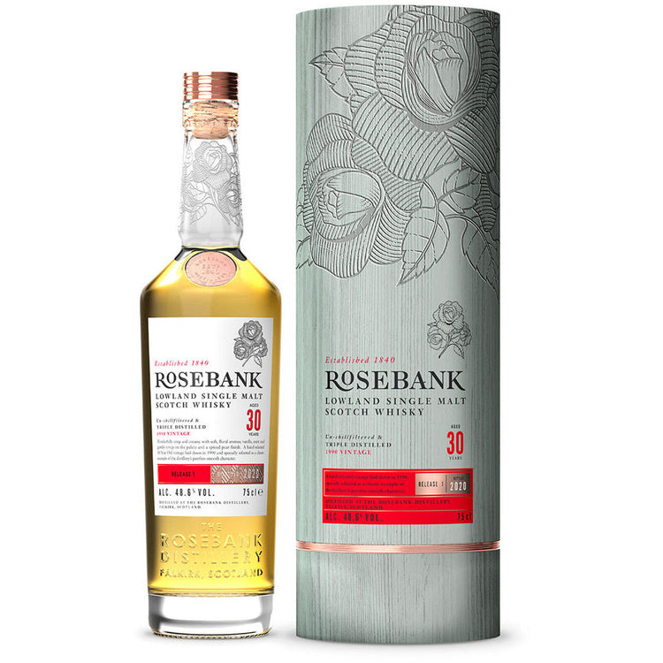 Rosebank 30 Year Old Release #1 Scotch Whisky 750ml