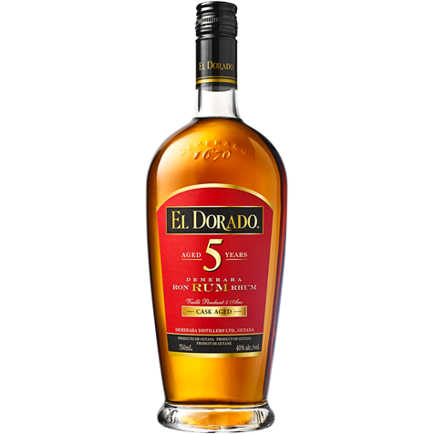 El Dorado 5 Year Old Cask Aged Rum 750ml