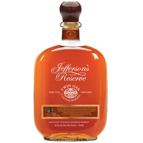 Jefferson's Reserve Twin Oak Custom Barrel 750ml