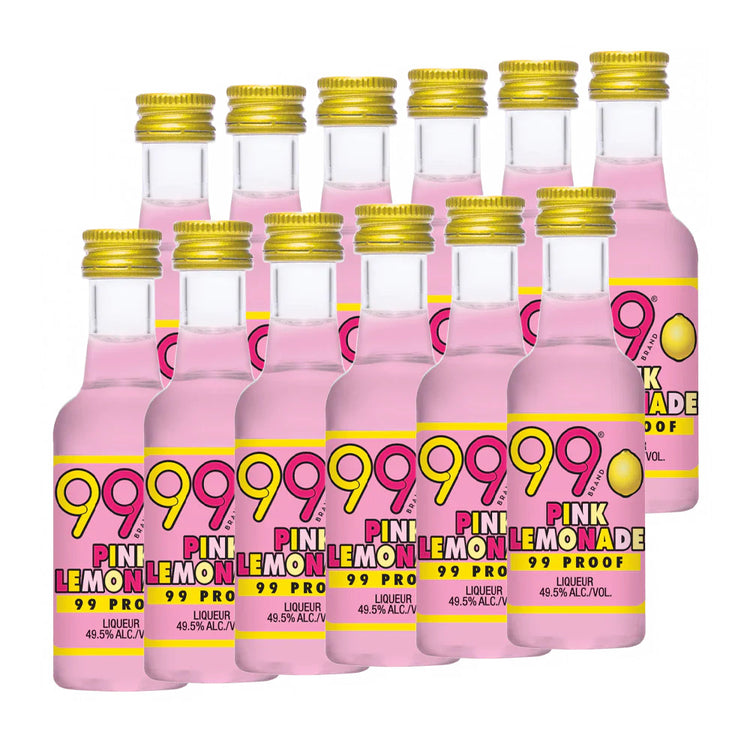 99 Brand Shots Pink Lemonade 50ml 12pk