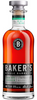 Baker's Single Barrel bourbon bottle on a white background