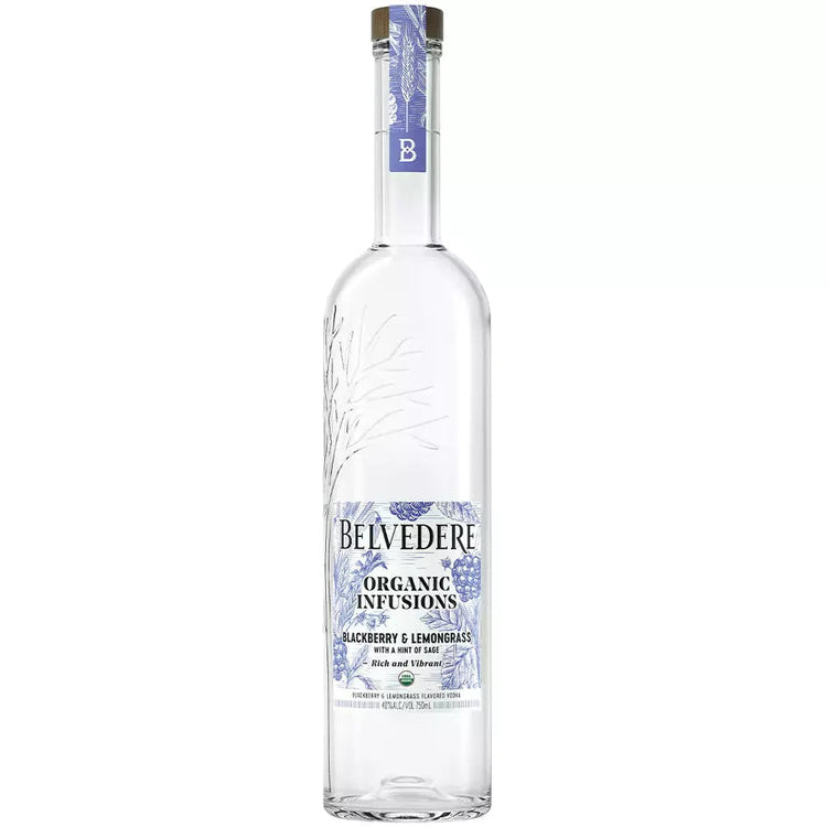 Belvedere Organic Infusions Blackberry & Lemongrass 750ml