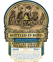 Calumet Farm Limited Release Bottled-In-Bond Kentucky Straight Bourbon Whiskey 650ml