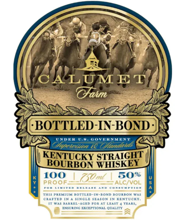 Calumet Farm Limited Release Bottled-In-Bond Kentucky Straight Bourbon Whiskey 650ml