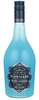 Blue bottle of Sluricane Blue Lagoon with a dark label on a white background