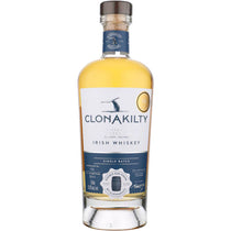 Clonakilty Irish Whiskey bottle on a white background