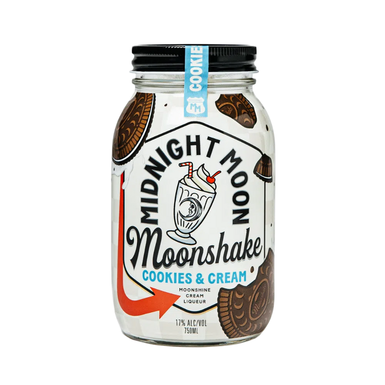 Midnight Moon Cream Liqueur Cookies & Cream Moonshake Moonshine 750ml