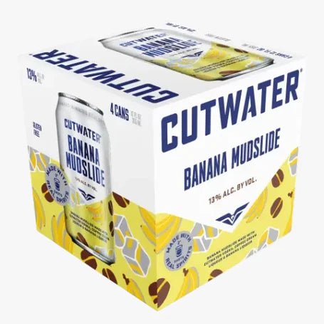 Cutwater Banana Mudslide Cocktail 4 Pack 355ml
