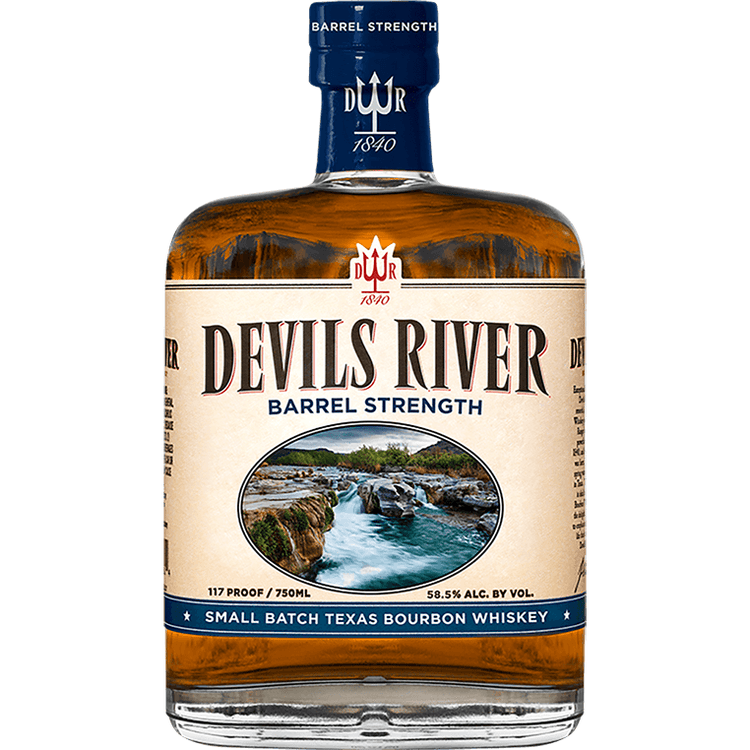 Devils River Barrel Strength Bourbon Whiskey 750ml