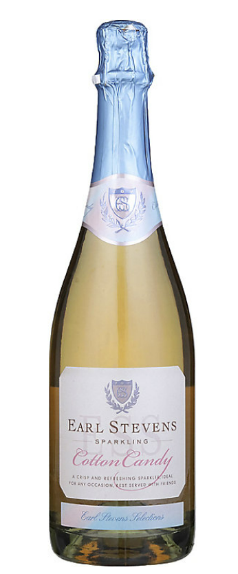 Earl Stevens Sparkling Cotton Candy Flavored Wine 750ml