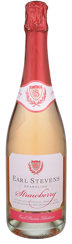 Earl Stevens Sparkling Strawberry Flavored Wine 750ml