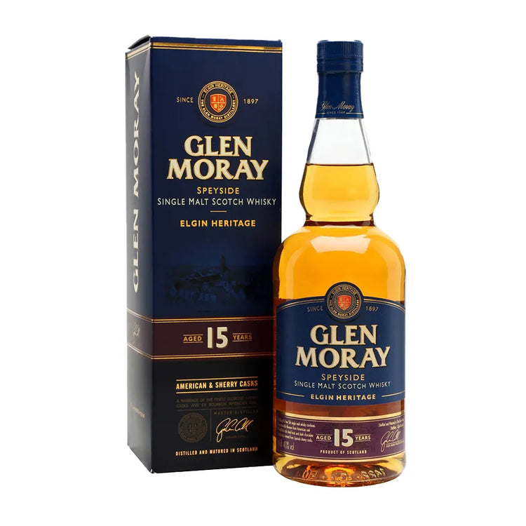 Glen Moray 15yr Single Malt Scotch Whisky 750ml