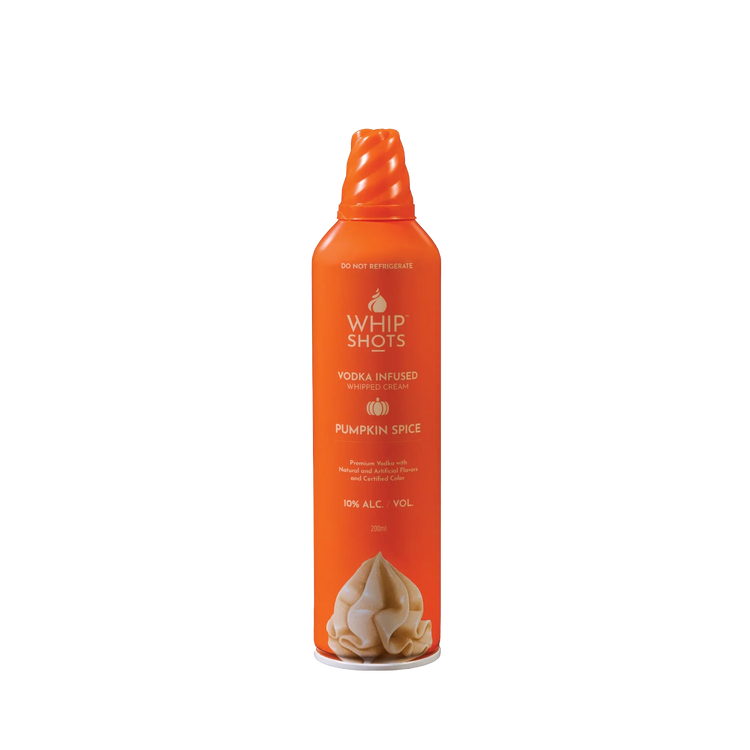 Cardi B's Whip Shots Vodka Infused Pumpkin Spice Whipped Cream 200ml