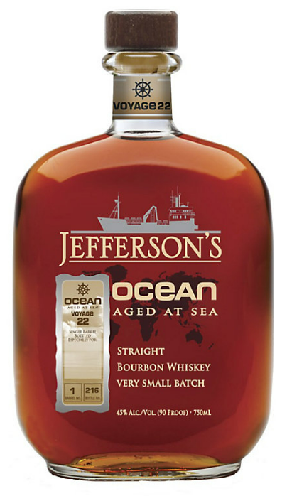 Jefferson's Straight Bourbon Ocean Aged at Sea Voyage no. 19 Wheated Mash 750ml
