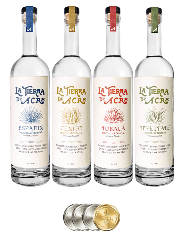 La Tierra de Acre Mezcal The Fleet Bundle 4X 750ml