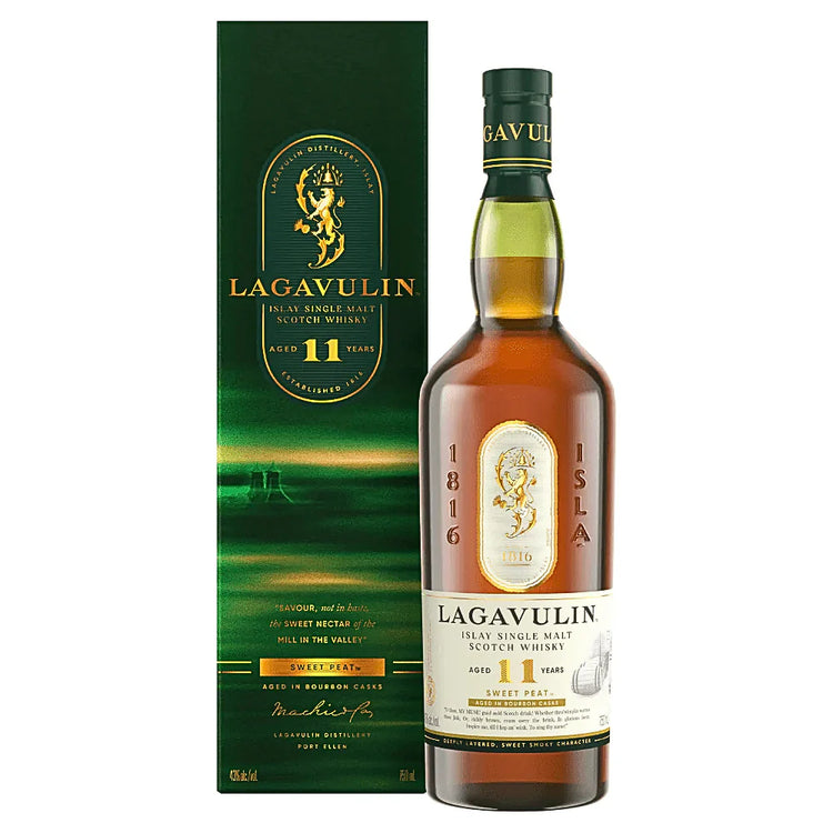 Lagavulin 11 Year Sweet Peat Aged In Bourbon Casks 750ml