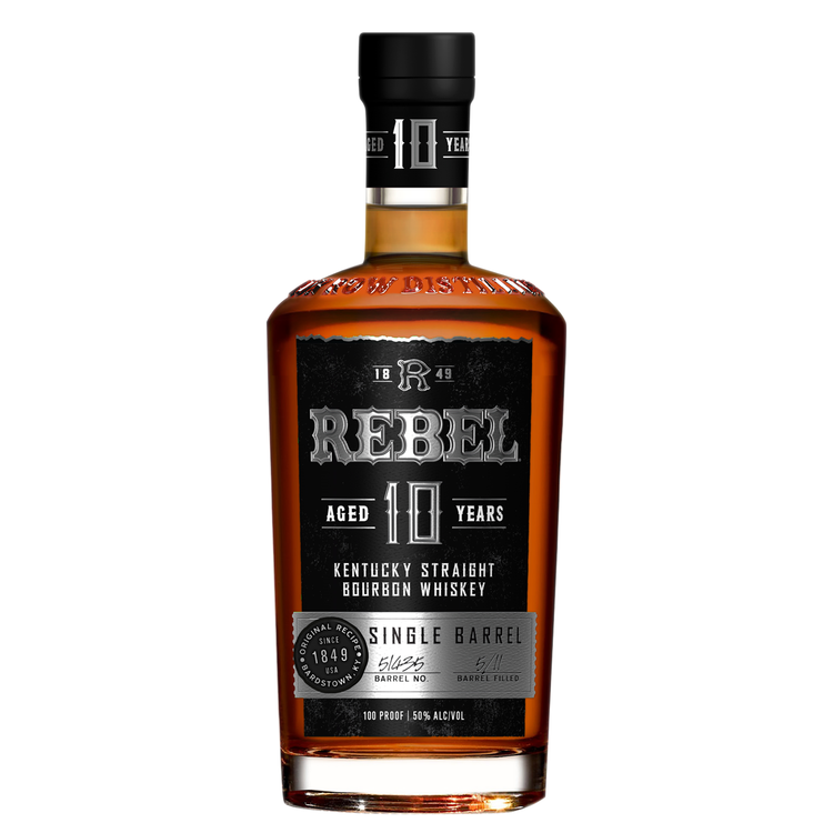 Rebel 10 Year Old Single Barrel Bourbon Whiskey