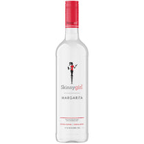 Bottle of Skinnygirl Margarita on a white background
