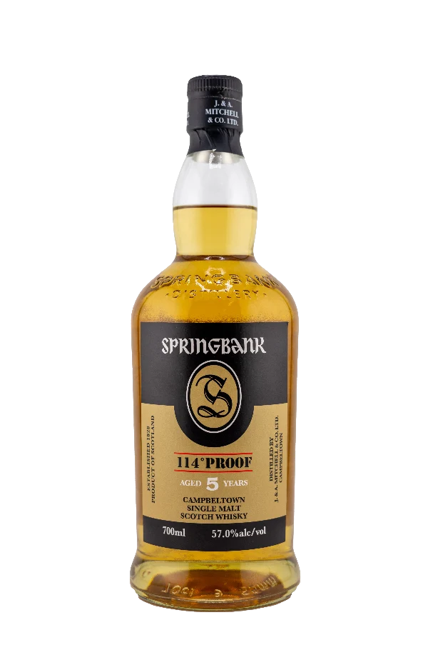 Springbank 114 Proof 5 Year Single Malt Scotch Whiskey 700ml