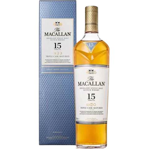 The Macallan 15 Year Old Triple Cask Matured Single Malt Scotch Whisky 750ml