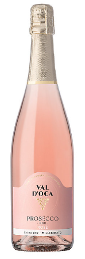 Val D'oca Prosecco Extra Dry Rose Wine 750ml