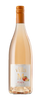 Bottle of Villa M Peach wine on a white background