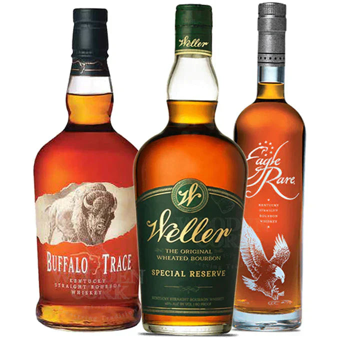 W.L. Weller Special Reserve & Eagle Rare 10 Year & Buffalo Trace Bourbon Bundle 750ml