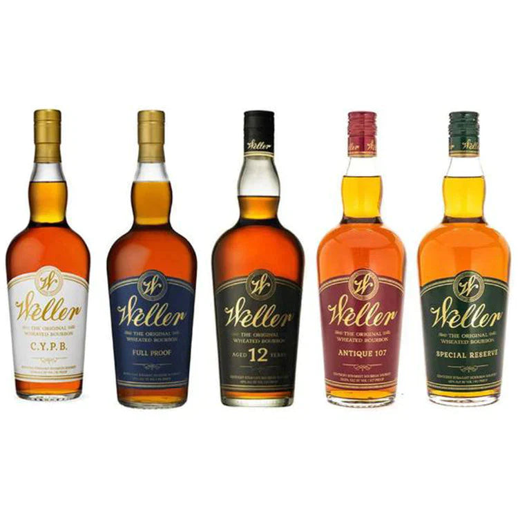 W.L. Weller Bourbon Five Bottle Bundle 750ml