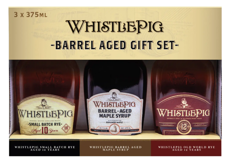WhistlePig Whiskey Gift Set 3X 375ml