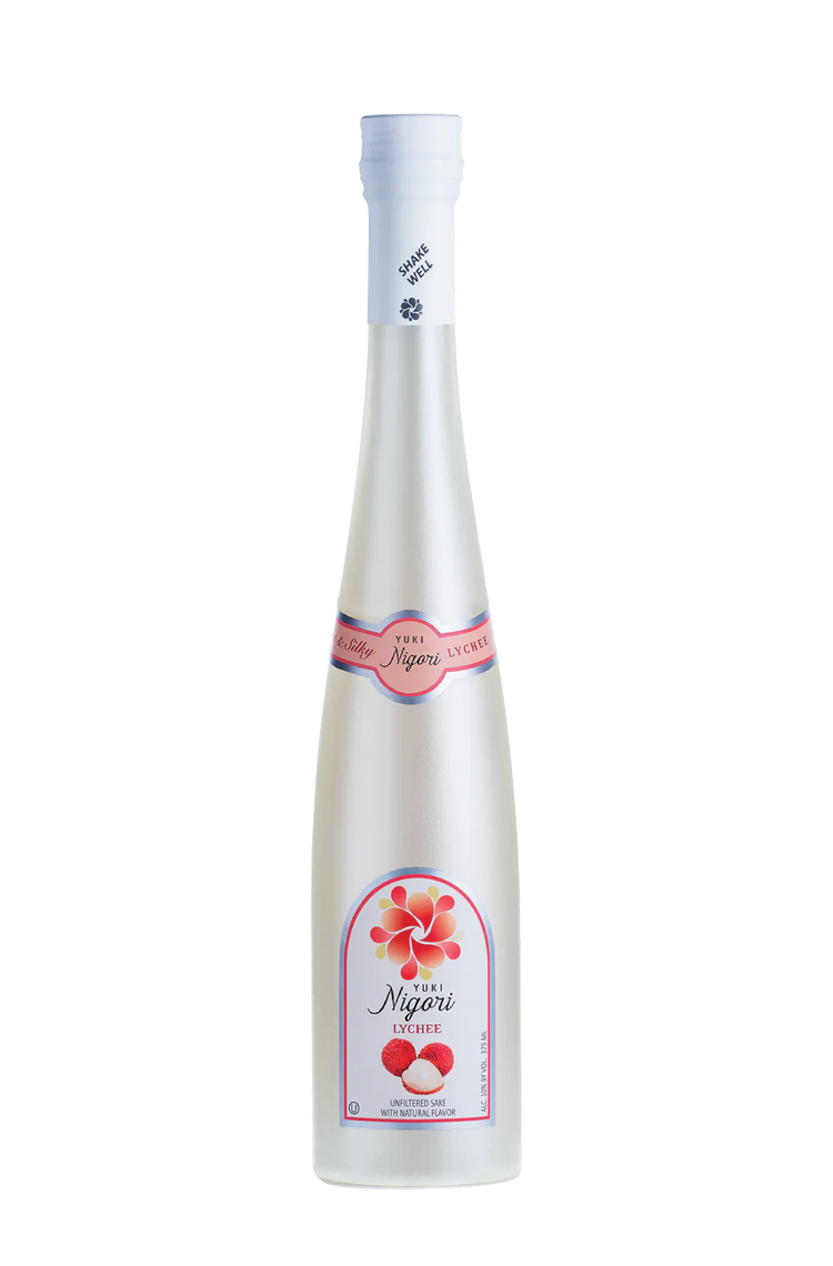 White bottle with a label on a white background