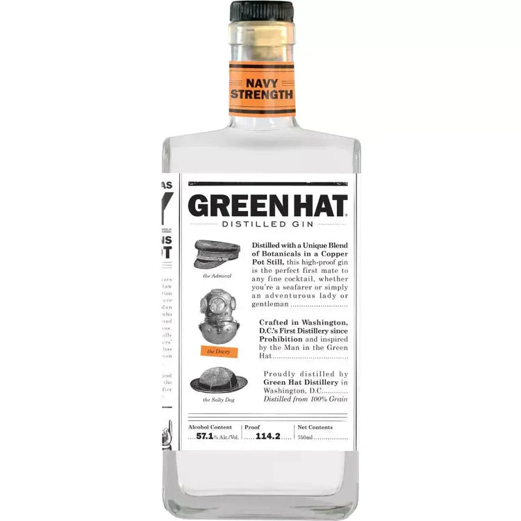 Green Hat Navy Strength Gin 750ml