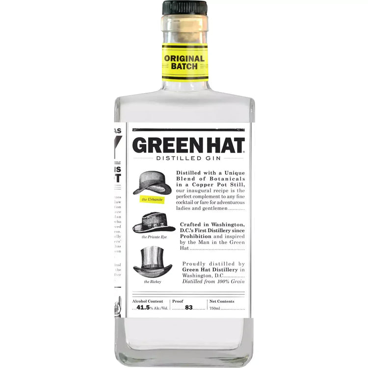 Green Hat Original Batch Gin 750ml